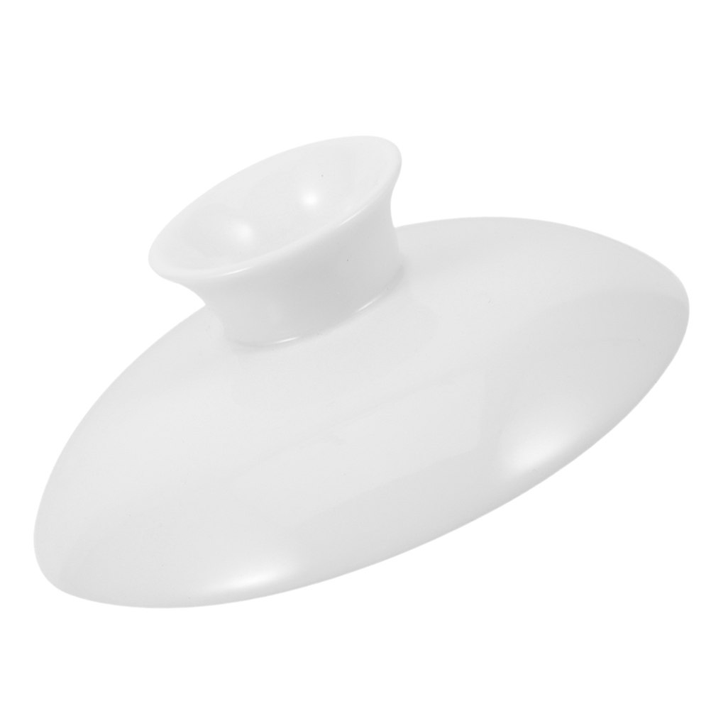 Kitchen Appliances Vintage - Ceramic Tea Cup Lid White Finish