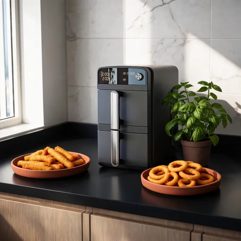 Hot Sale 10L Stainless Steel D - đánh giá và giá Air Fryer 5L Digital