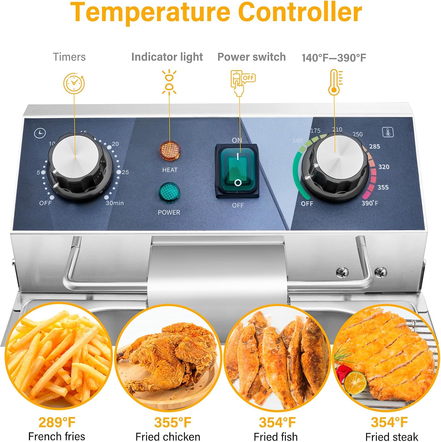 ^Electric Deep Fryer - 13L 13. - đánh giá và giá Deep Fryer Stainless