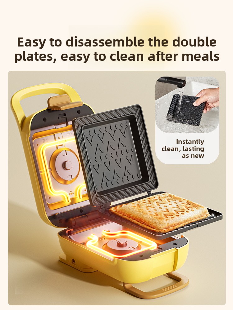 Household Thickened Hot Press  - đánh giá và giá Bread Maker Machine
