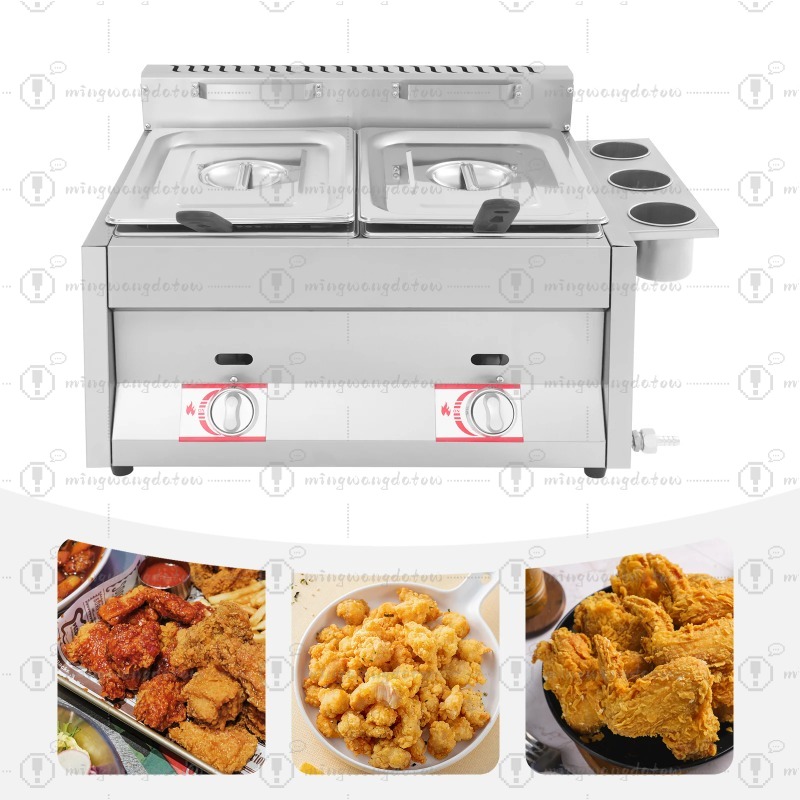 NEW Commercial Gas Deep Fryer  - đánh giá và giá Deep Fryer Stainless