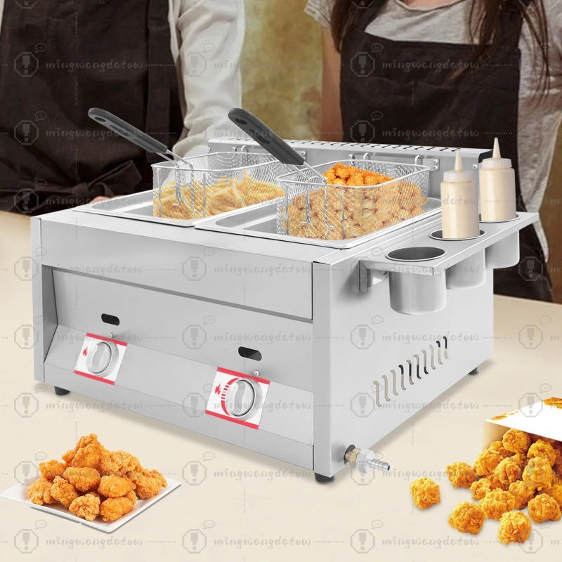 NEW Commercial Gas Deep Fryer  - đánh giá và giá Deep Fryer Stainless
