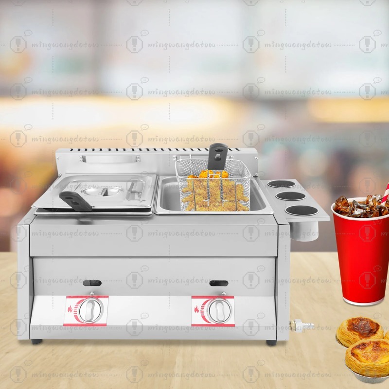 NEW Commercial Gas Deep Fryer  - đánh giá và giá Deep Fryer Stainless