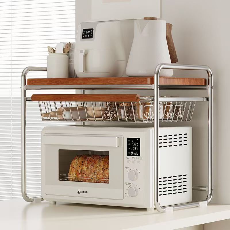 Mid-Century Microwave Stand Pu - đánh giá và giá Kitchen Appliances Essentials