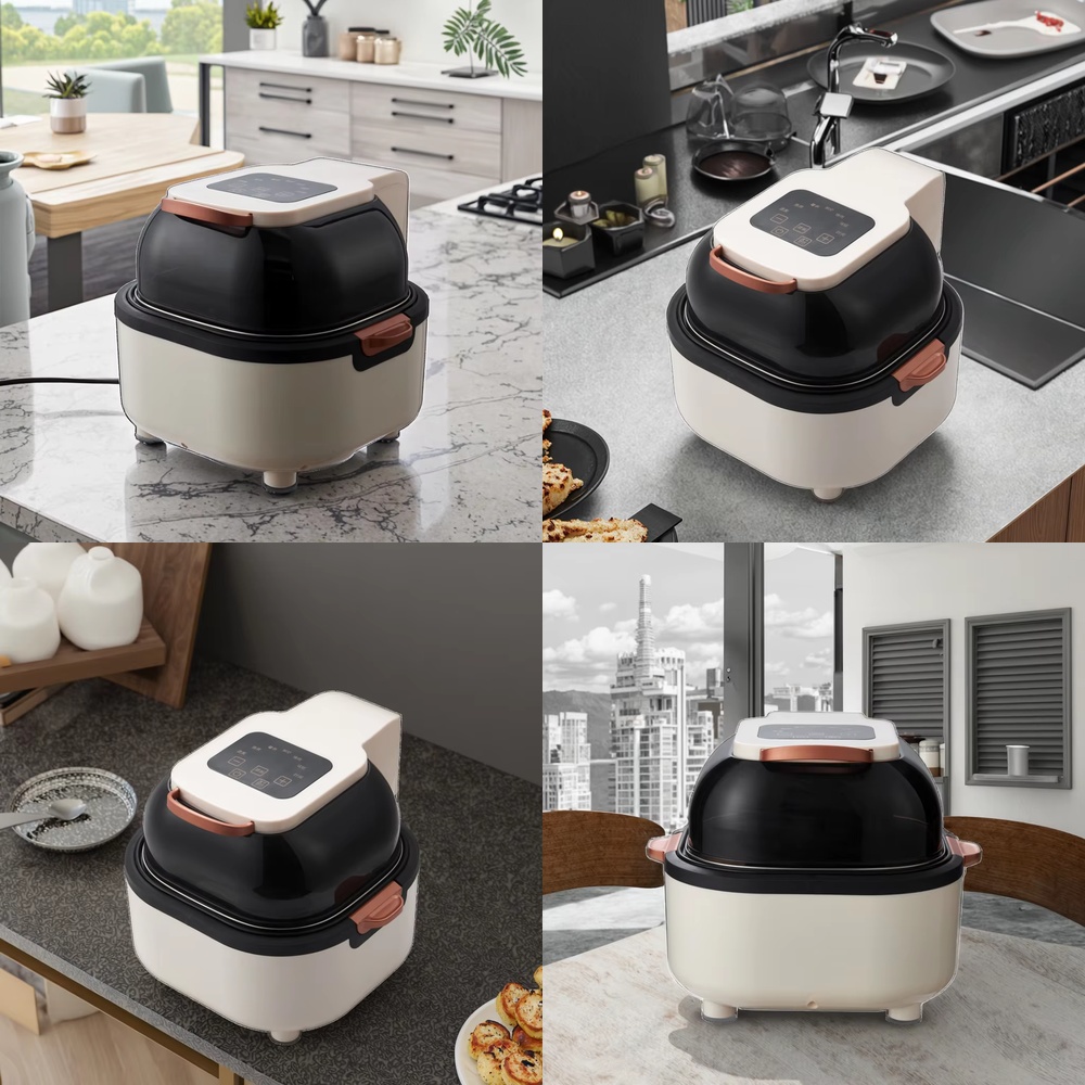 OUSHENG 5L OilFree Digital Con - đánh giá và giá Air Fryer 5L Digital