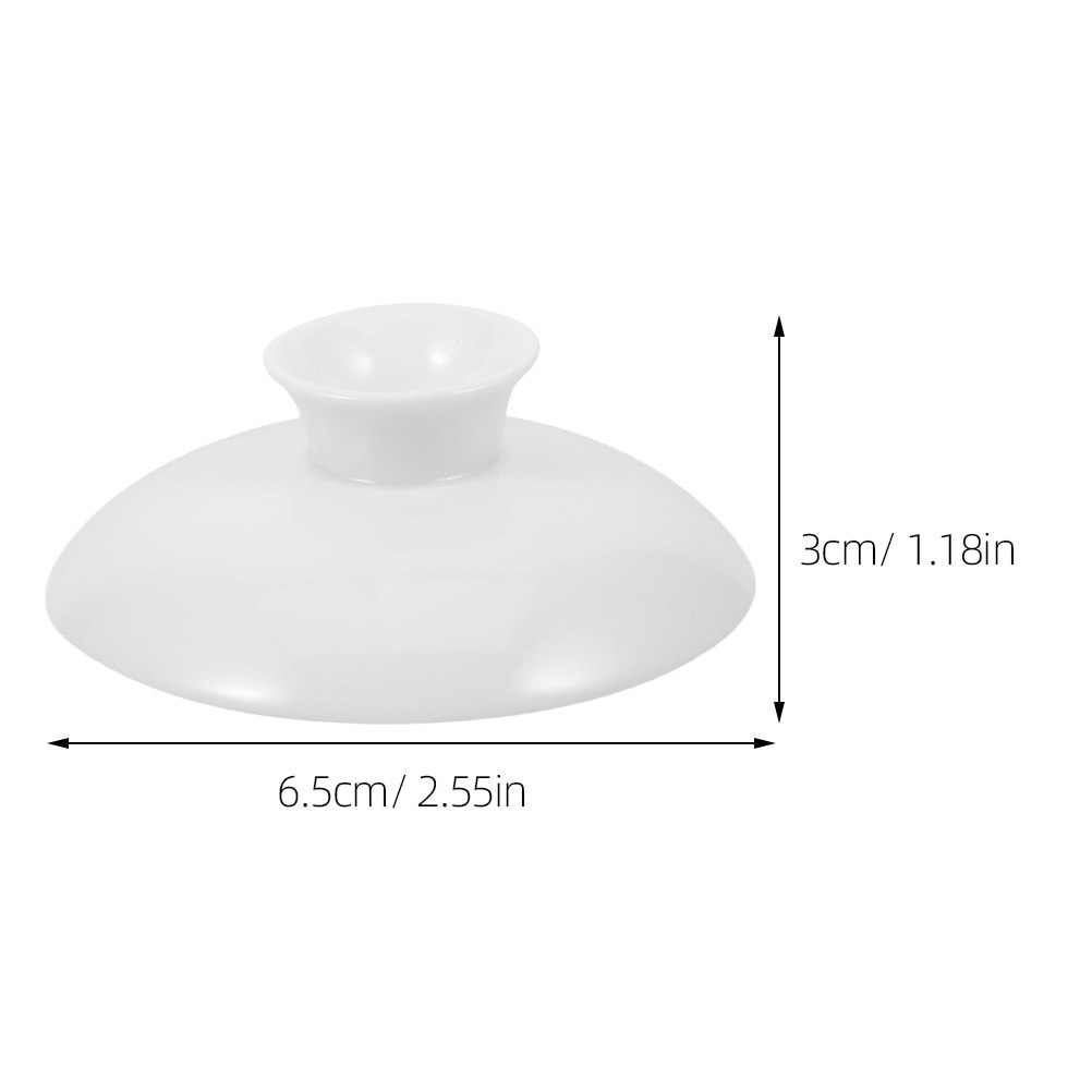 Ceramic Tea Cup Lid White Fini - đánh giá và giá Kitchen Appliances Vintage