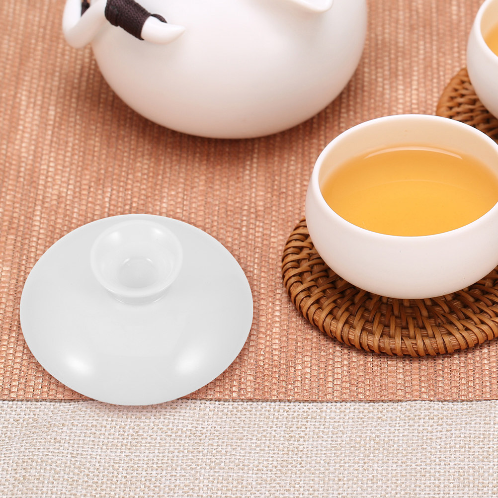 Ceramic Tea Cup Lid White Fini - đánh giá và giá Kitchen Appliances Vintage