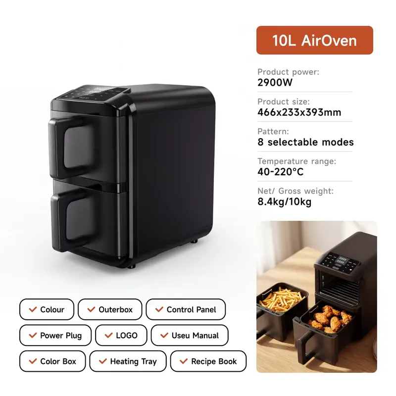 For Double Boiler 5L+5L 10L To - đánh giá và giá Air Fryer 5L Digital