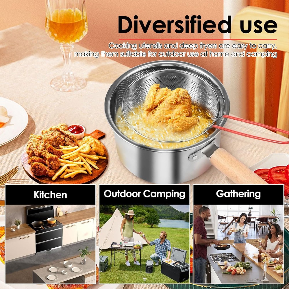 2.5L stainless steel deep frye - đánh giá và giá Deep Fryer Stainless