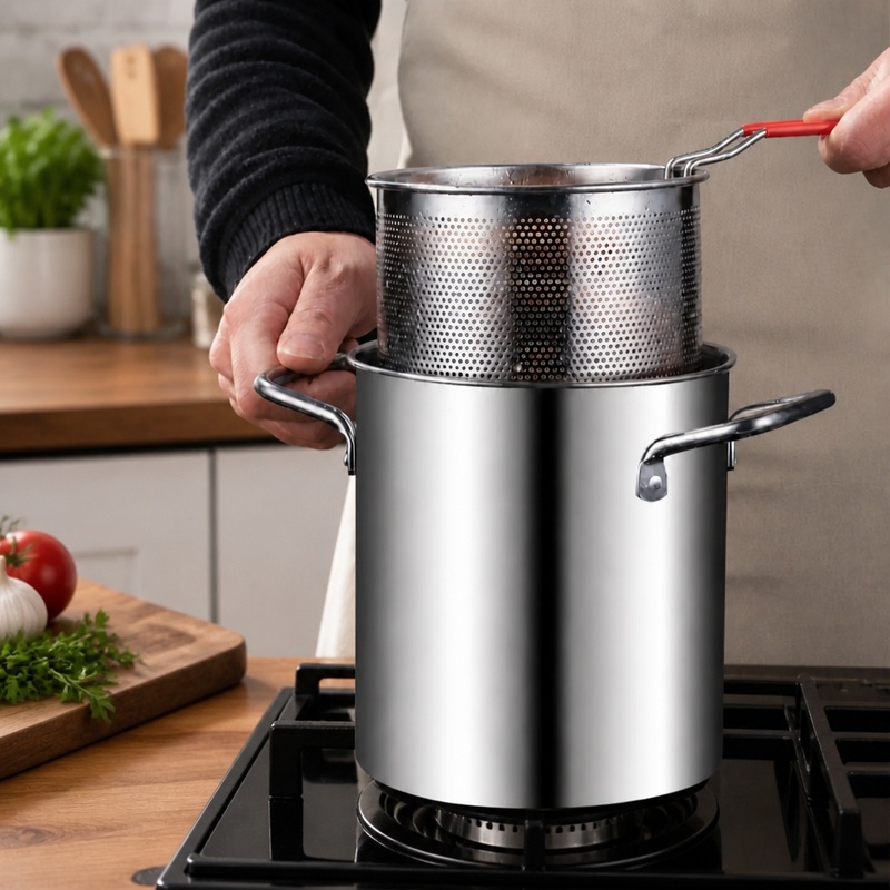 304 Stainless Steel Deep Fryer - đánh giá và giá Deep Fryer Stainless