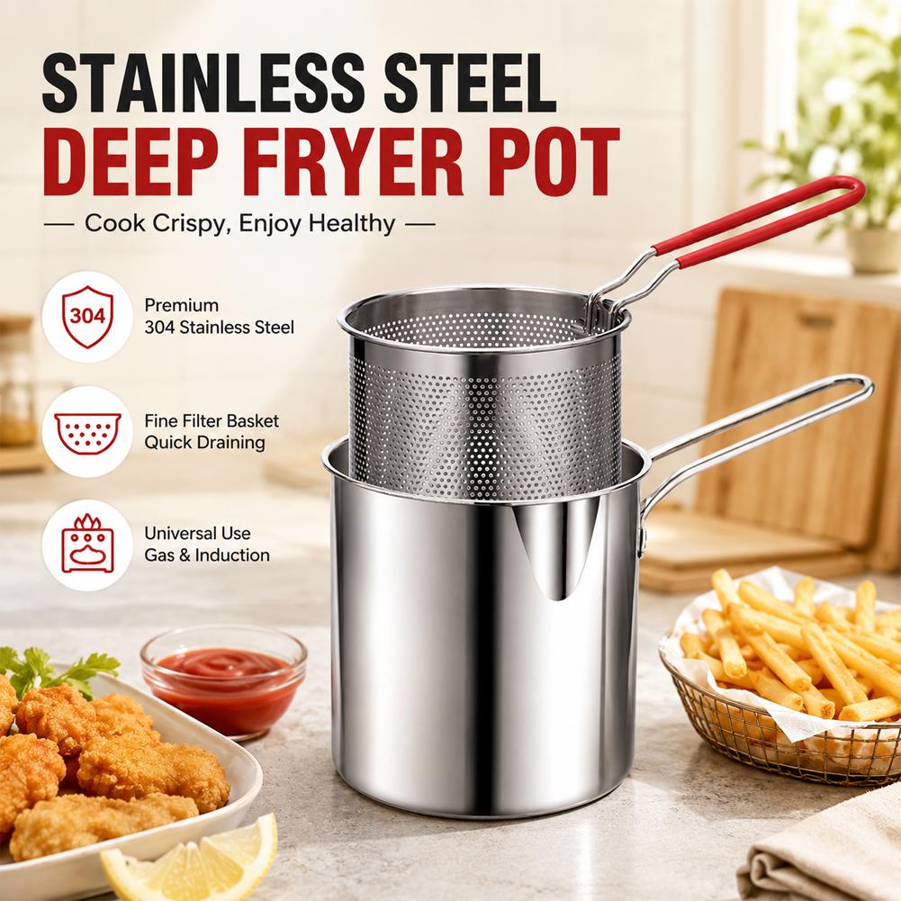 Stainless Steel Deep Fryer Pot - đánh giá và giá Deep Fryer Stainless